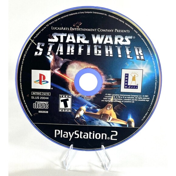 Star Wars Starfighter PS2 PlayStation 2 2001 Disc Only Tested - Picture 1 of 7